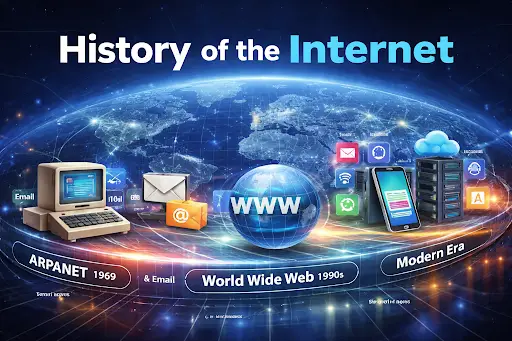 history of internet