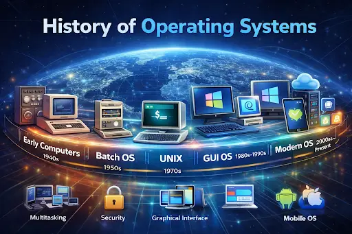 history of operating system