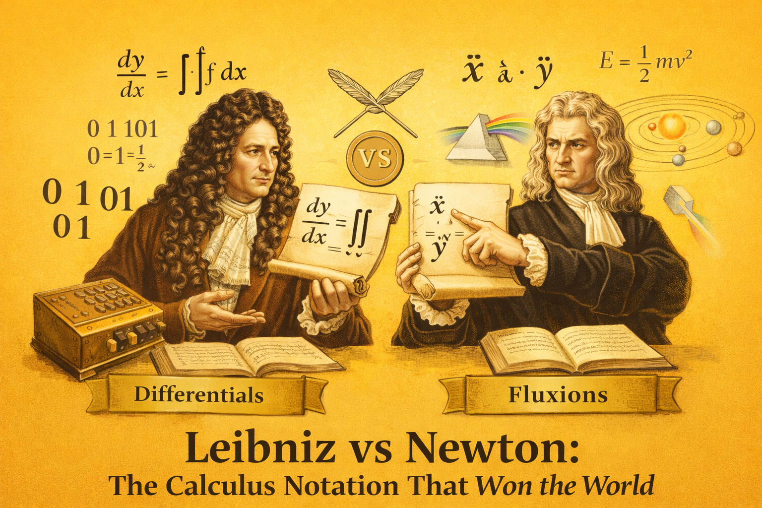 Powerful Leibniz Newton Calculus Notation War