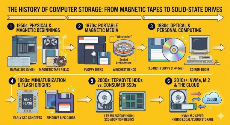 History of Computer Storage - techhistorylab.com