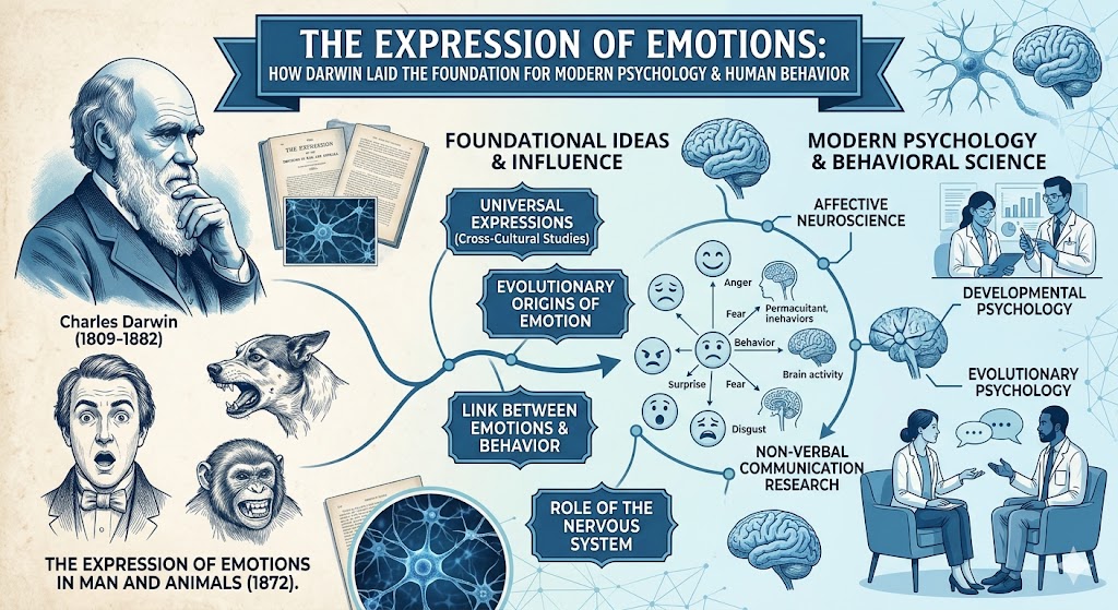 The Expression of Emotions: How Darwin Laid the Foundation for Modern Psychology & Human Behavior Brilliantly expression of emotions darwin
