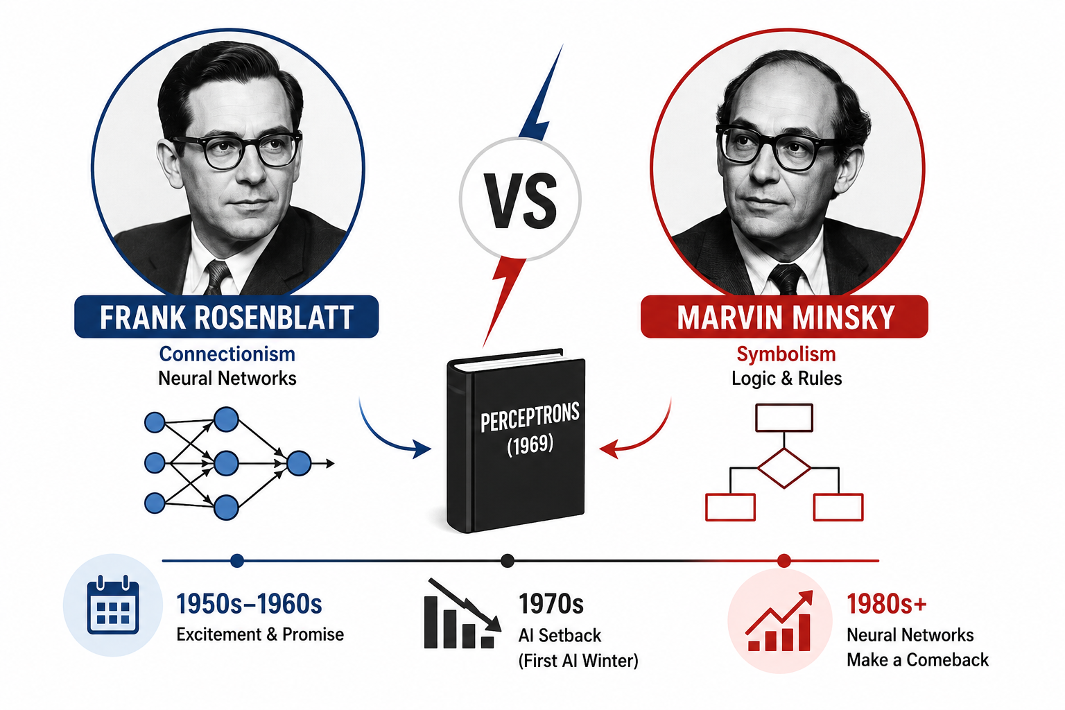 Mike Rosenblatt Minsky Vs Rosenblatt Brutal AI Battle